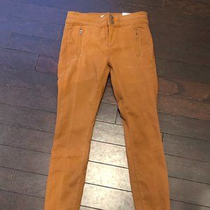 LOFT Hight Waist Sateen Leggings in Sienna/Brown